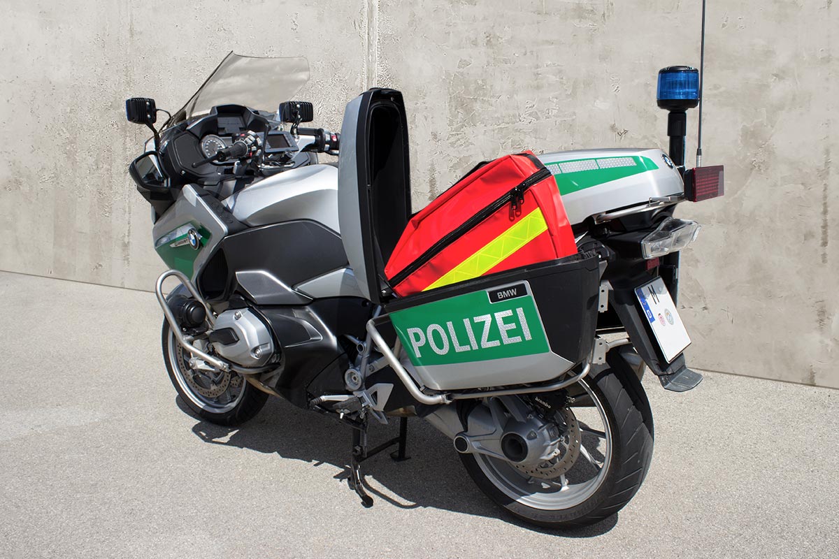 Individuelle Einsatztasche fürs Motorrad in Sonderanfertigung